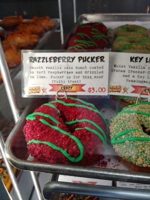 $3.00 Razzleberry Pucker: Vegan Tuesday Vegan Donut Selection 11 of 13 at Psycho Donuts in Campbell