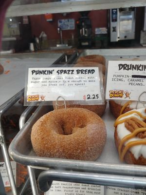 $2.25 Punkin' Spazz Bread: Vegan Tuesday Vegan Donut Selection 13 of 13 at Psycho Donuts in Campbell