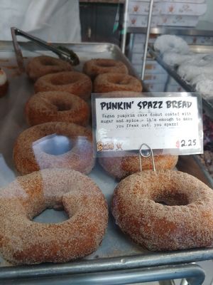 $2.25 Seasonal Punkin' Spazz Bread at Psycho Donuts in Campbell