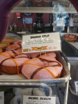 $3.00 Banana Split at Psycho Donuts in Campbell