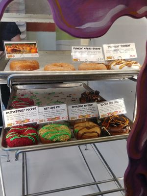 Monday Selection of Vegan Cake Donuts at Psycho Donuts in Campbell