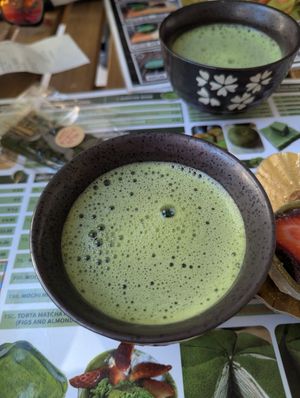Matcha base at Moko's Matcha in Milan