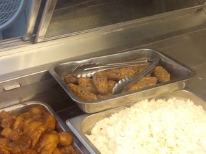 Chunks Roll (made with soya chunks) at Juice Power in Georgetown