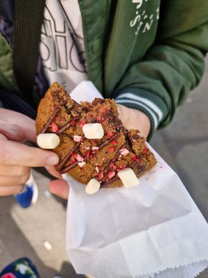Vegan marshmallow cookie at The After School Cookie Club - Victoria Arcade in South West London
