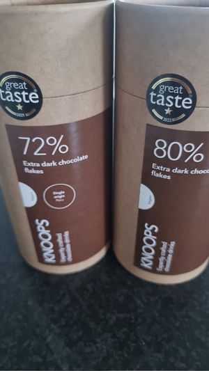 Take away chocolate flakes at Knoops in Leeds