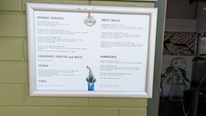 All day menu at Cassowary Café in Belmont