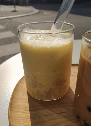 Mango And Grapefruit Sago at Tea Stories in Amsterdam