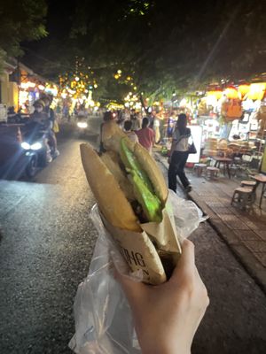 tipsy banh mi pic  at Banh Mi Phuong in Hoi An