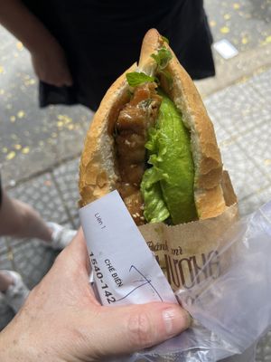   at Banh Mi Phuong in Hoi An