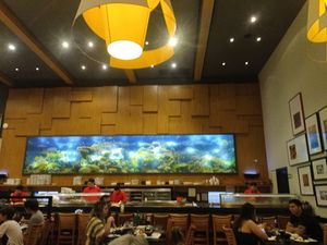 Inside at Taisho Sushi in Curitiba