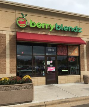 Exterior September 2023 at Berry Blendz in Lakeville