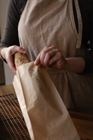 Baguette at Sarrasin Boulangerie in Montreal