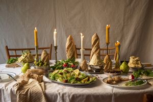 Looking for dinner party inspiration? at Sarrasin Boulangerie in Montreal