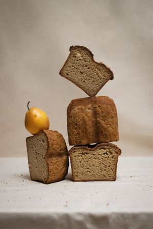 Sandwich loaf at Sarrasin Boulangerie in Montreal