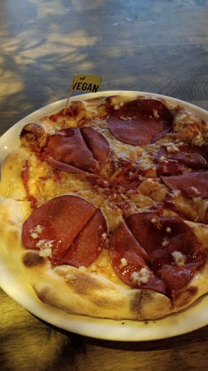 Pizza Pepperoni at Vapiano - Wien Mitte in Vienna