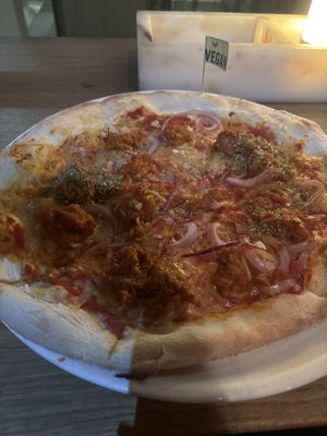 Pizza Bolognese Vegan (13,90 €)  at Vapiano - Wien Mitte in Vienna