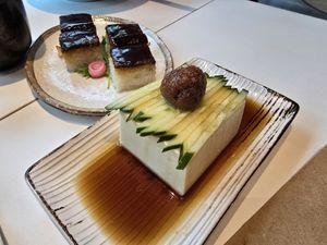 Appetizing sides at Towzen in Batam