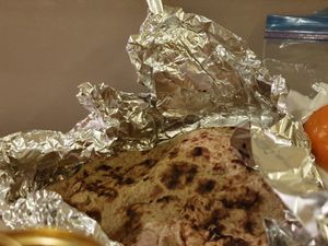 Huge chapati at Cafe Goa in Waterford