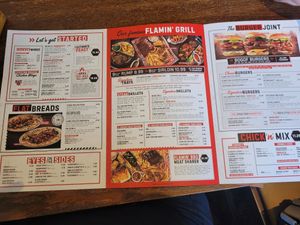 Main Menu at Mill House in Chester