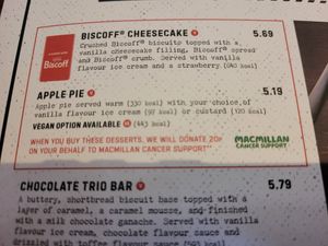 Vegan Apple Pie on Menu at Mill House in Chester