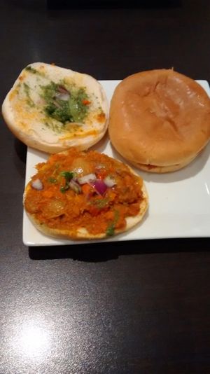 The tasty pau bhaji. at Bindi in Edinburgh
