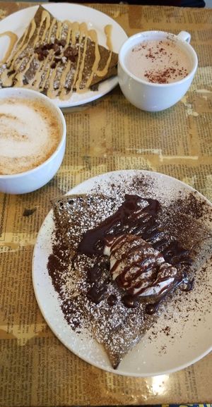 Mocha a La Mode at Flint Crepe Company in Flint