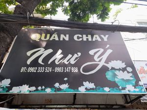 Front signage at Như Ý in Ho Chi Minh City