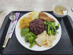 Signature bento 招牌便當 NT$ 110 at Bilodeau Village Organic Farm in Taoyuan