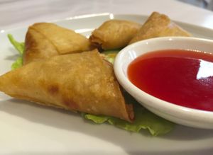 Samosa at Vegie Bowl in Forest Hill