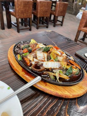 Not beef stirfry￼  at Vegie Bowl in Forest Hill