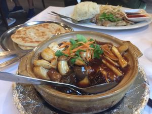 Mixed mushroom claypot at Vegie Bowl in Forest Hill