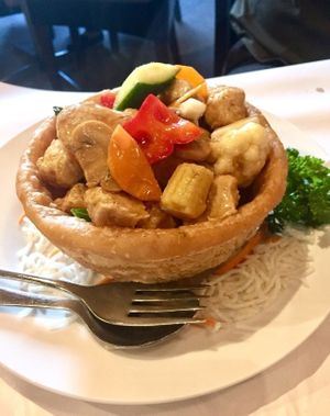 Yam bowl at Vegie Bowl in Forest Hill