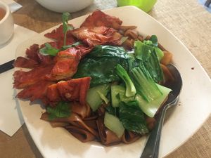 Vegan duck stirfry at Vegie Bowl in Forest Hill
