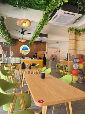 Interior at Serenity Cafe in Klang