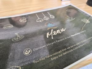 Menu at Serenity Cafe in Klang