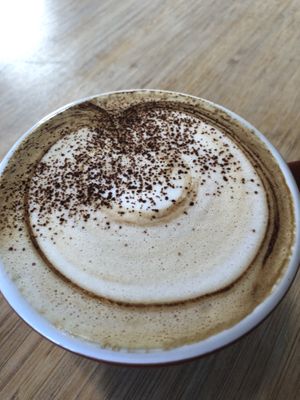 Cappucino  at Skateraw Store in Stonehaven