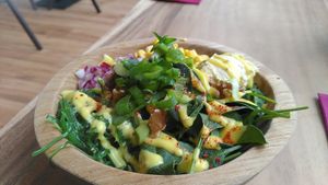 Falafel at Hawaiian Poké Bowl in Amsterdam