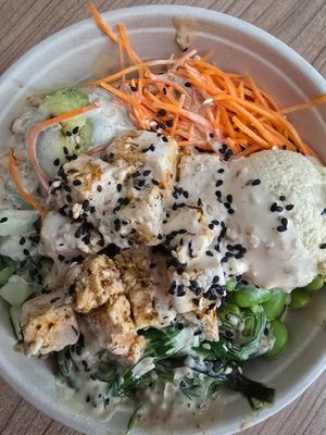 Take away bowl (medium) at Hawaiian Poké Bowl in Amsterdam