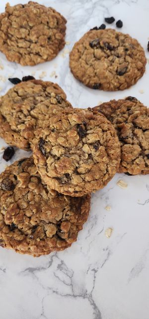 Vegan oatmeal raisin cookies at Aaron's Vegan Bakery - Cottage Kitchen in Cave Creek