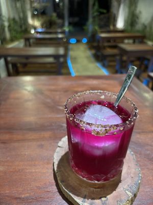 Dragonfruit kombucha  at Hoa Gom - Plant-Based Café & Vegan House in Da Nang