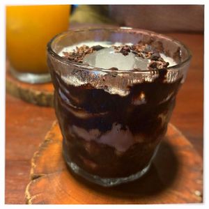 Salted coffee with cacao at Hoa Gom - Plant-Based Café & Vegan House in Da Nang