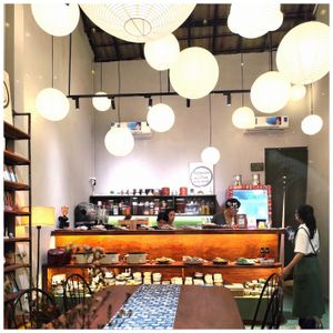 The buffet at Hoa Gom - Plant-Based Café & Vegan House in Da Nang