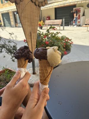   at Gelateria Simonetti in Moneglia