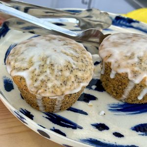 Lemon poppyseeds muffins   at Bubu's Corner in Menorca