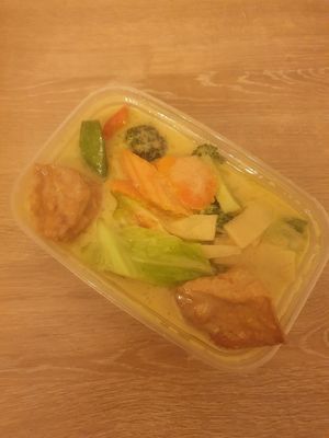 Vegetable & tofu in Thai green curry sauce #Veganuary at Naa Kin in Wilmslow