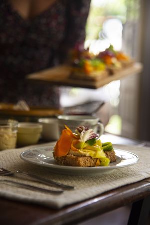 Vegan Toast of the day   at Brunch da Mari Marola in Rio De Janeiro
