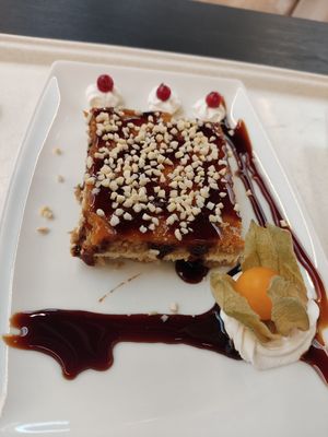 Tarta Sweet Jarama at La Huella Vegana - Food Stand in Valladolid