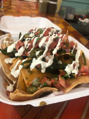 Yummy nachos   at Honest Tom's Taco Shop in Philadelphia
