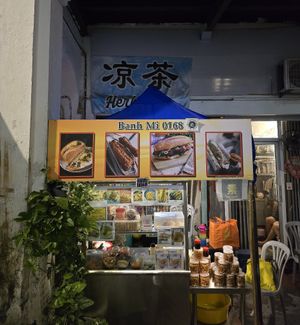 Stall set up. Takes you back in time :) at Banh Mi 0168  in Penang