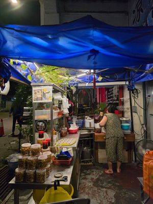 Such a small stall but she could create magic in this tiny kitchen. at Banh Mi 0168  in Penang